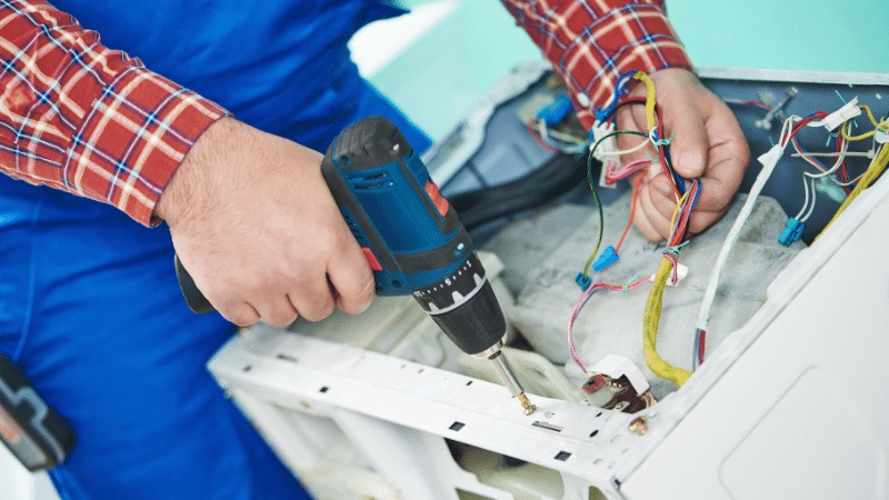 Zeytinburnu Grundig Grundig çamaşır makinesi kart tamiri – Su almama arızası orijinal parça ile giderildi. - Teknik servis örneği